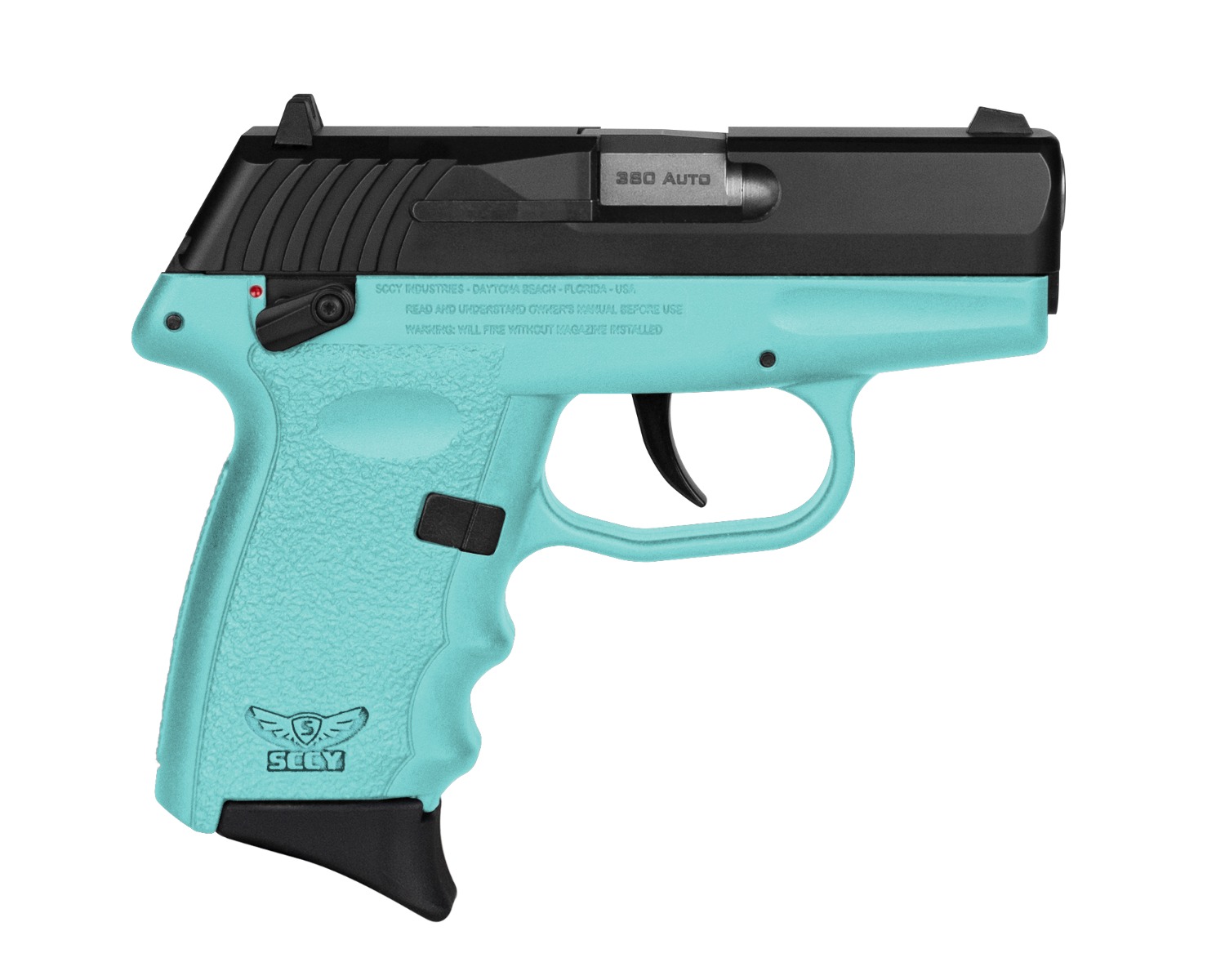 SCCY CPX-4 Sub-Compact Pistol - Black / SCCY Blue | .380 Auto | 3" Barrel | 10rd | Ambidextrous Safety SCCY CPX-4 Sub-Compact Pistol - Black / SCCY Blue | .380 Auto | 3" Barrel | 10rd | Ambidextrous Safety