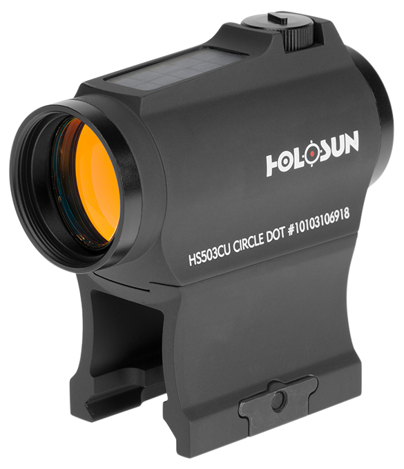 Holosun HS503CU Micro Red Dot Solar Failsafe 12 Brightness Settings 50000 Hr Battery 20mm Picatinny