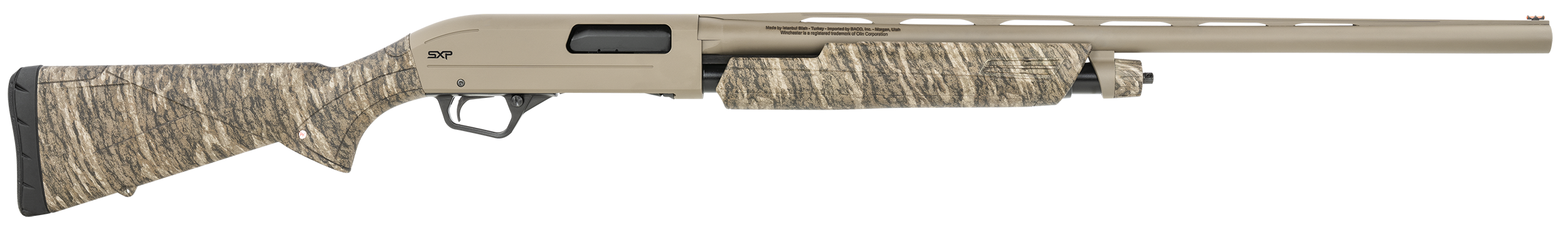 Winchester Repeating Arms 512364291 SXP Hybrid Hunter 12 Gauge 26" 4+1 3.5" Flat Dark Earth Perma-Cote Rec/Barrel Mossy Oak Bottomland Stock Right Hand (Full Size) Includes 3 Invector-Plus Chokes