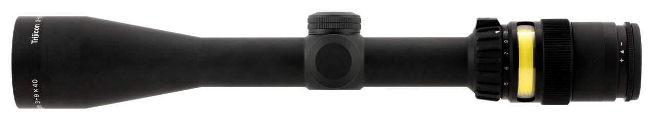 Trijicon AccuPoint 3-9x40 Illuminated Amber Dot Green Standard Duplex Rifle Scope