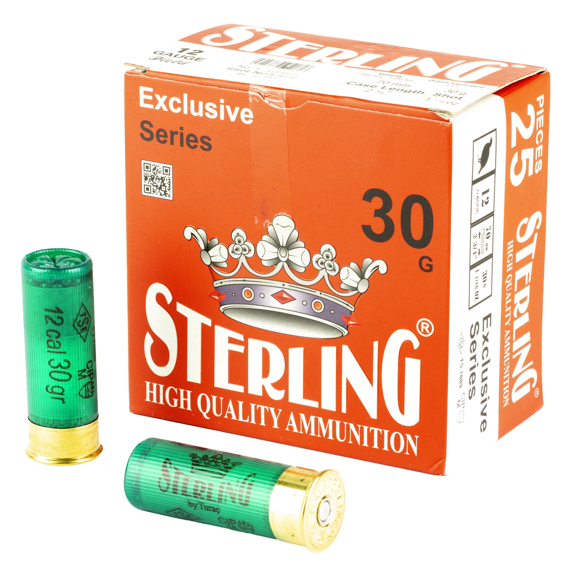 STERLING EXCLSV 12GA 2.75" #5 25 Rounds