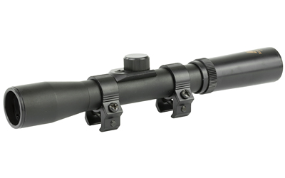 NcStar 4x20mm Compact Air Rifle Scope 3/8 DT Rings Blue Lens - SCA420B - 814108010454