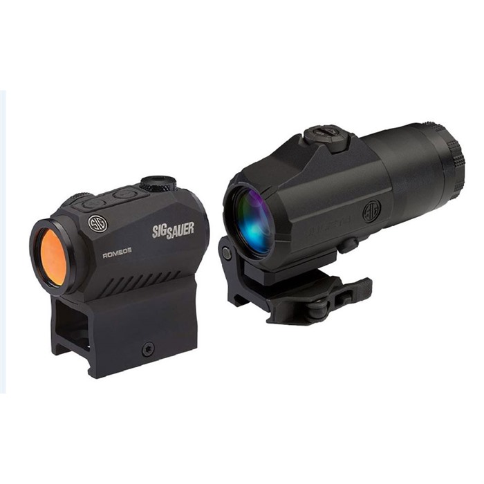 Sig Sauer Romeo5 and Juliet3 Combo Kit 1x/3x 24mm 2 MOA Red Dot