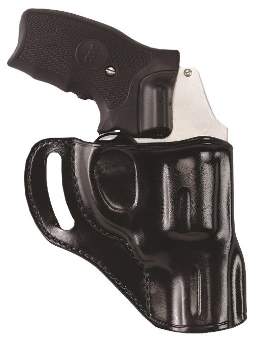 Galco HT158B Hornet  OWB Black Leather Belt Slide Fits S&W J Frame Fits 2" Barrel Right Hand