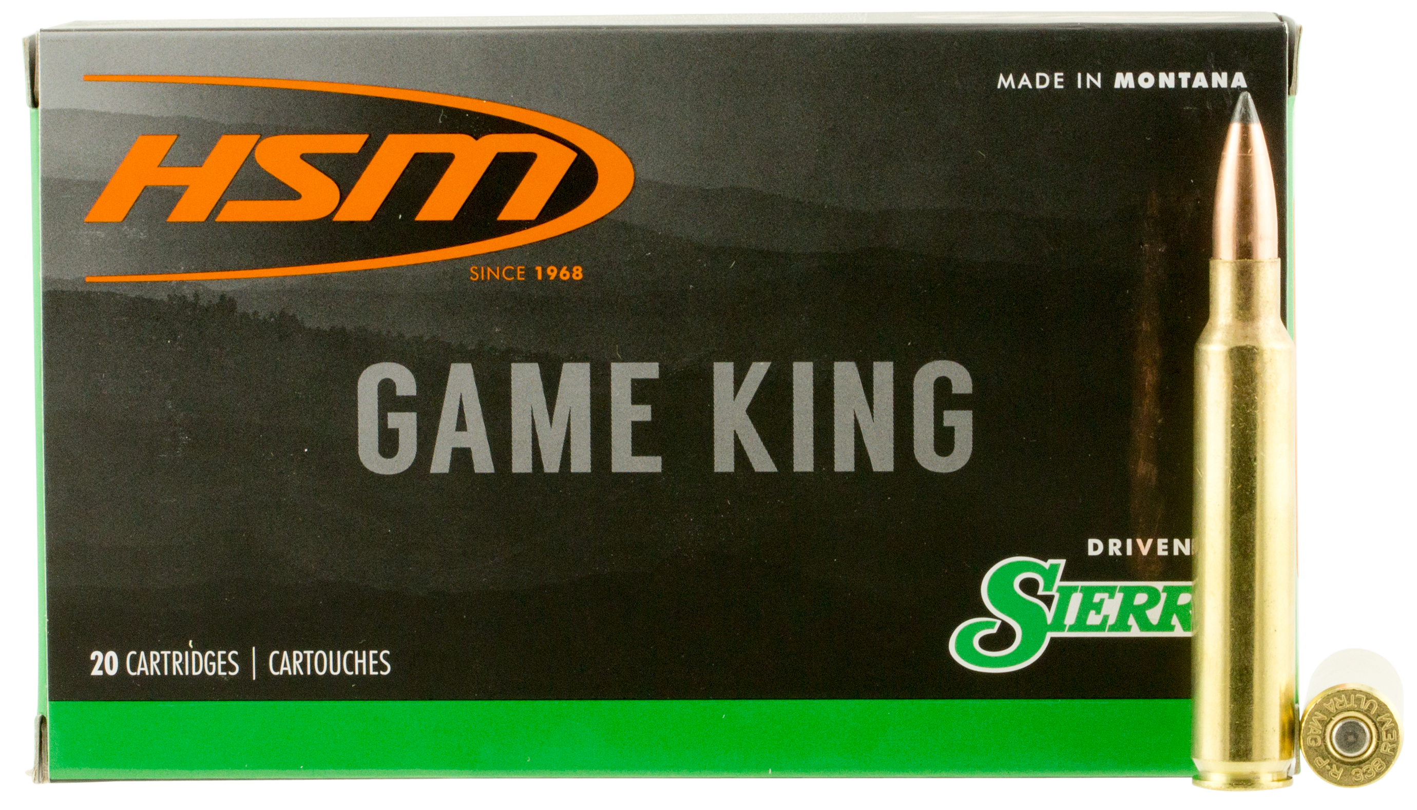 HSM 358NORMA2N Game King  358 Norma 225 gr Sierra GameKing Spitzer Boat Tail 20 Rounds