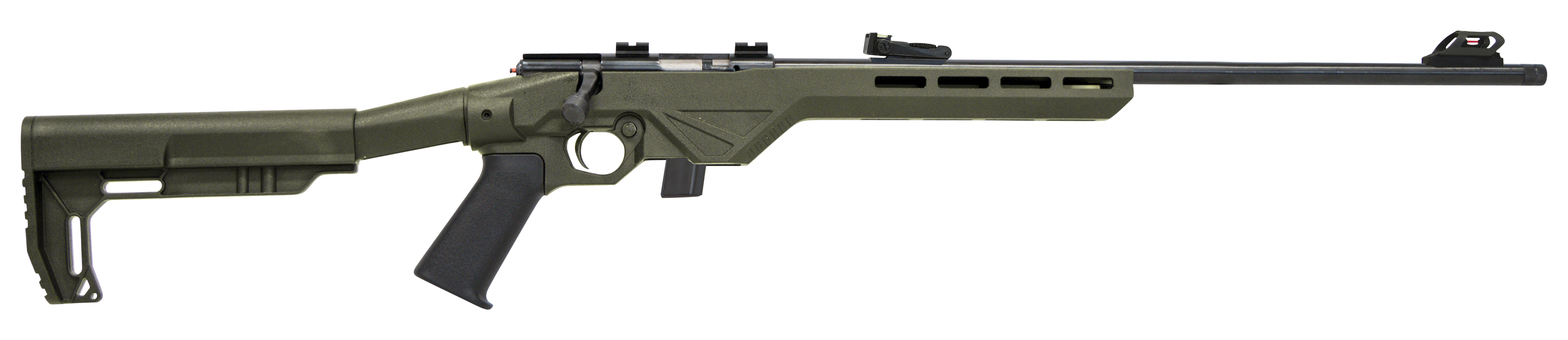 Citadel CIT22LRBLTODG Trakr  22 LR 10+1 18" Blued Steel Barrel & Receiver, OD Green Synthetic Stock