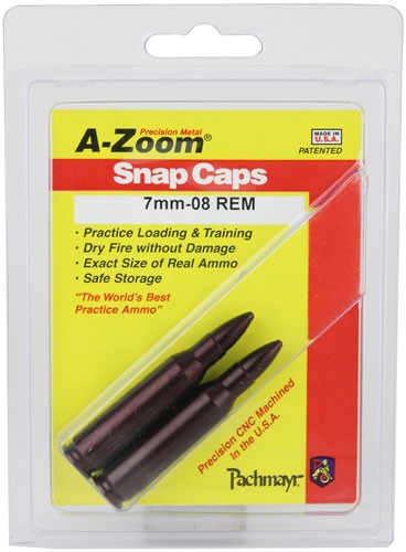 A-Zoom Metal Snap Caps 7mm-08 Remington 2/pk - 12247 - 666692122477