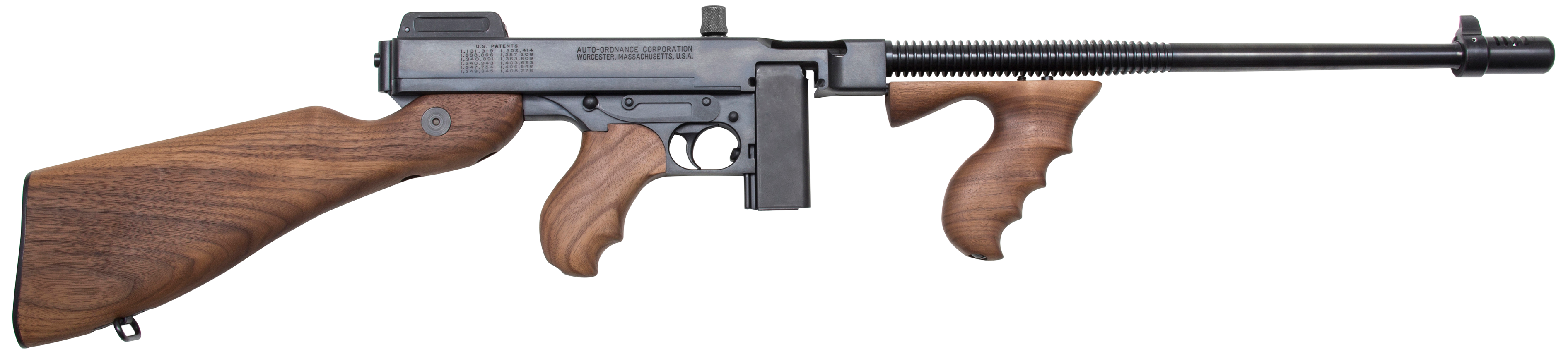 Auto Ordnance Thompson T110S 1927A-1 .45 ACP 16.5in 10 Rounds Blued Walnut