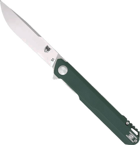 CobraTec Monarch G-10 Folder Knife Folding Blade Green - CTMONGRN - 099654042917