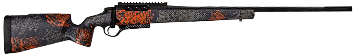 Seekins Precision 0011710175NRL Havak PH2 Full Size 6.5mm Creedmoor 5+1 24" Charcoal Gray Fluted/Threaded Barrel, Black Picatinny Rail Stainless Steel Receiver, Urban Shadow Camo Fixed Synthetic Stock