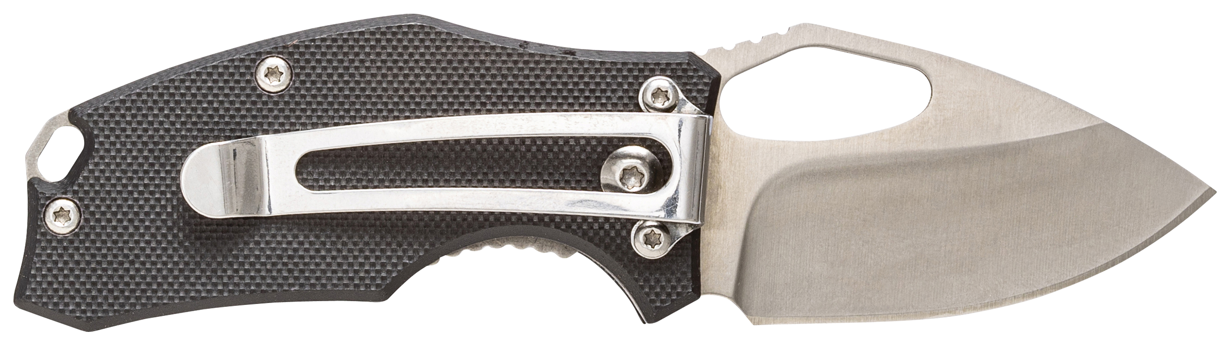 Smiths Products 51119 Lil Choncho  2.20" Folding Drop Point Plain Polished 400 SS Blade/Black G10 Handle Includes Pocket Clip