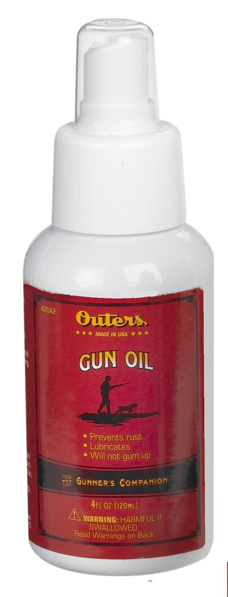 Outers 42042 Gun Oil  Cleans, Lubricates, Protects 4 oz Pump Spray