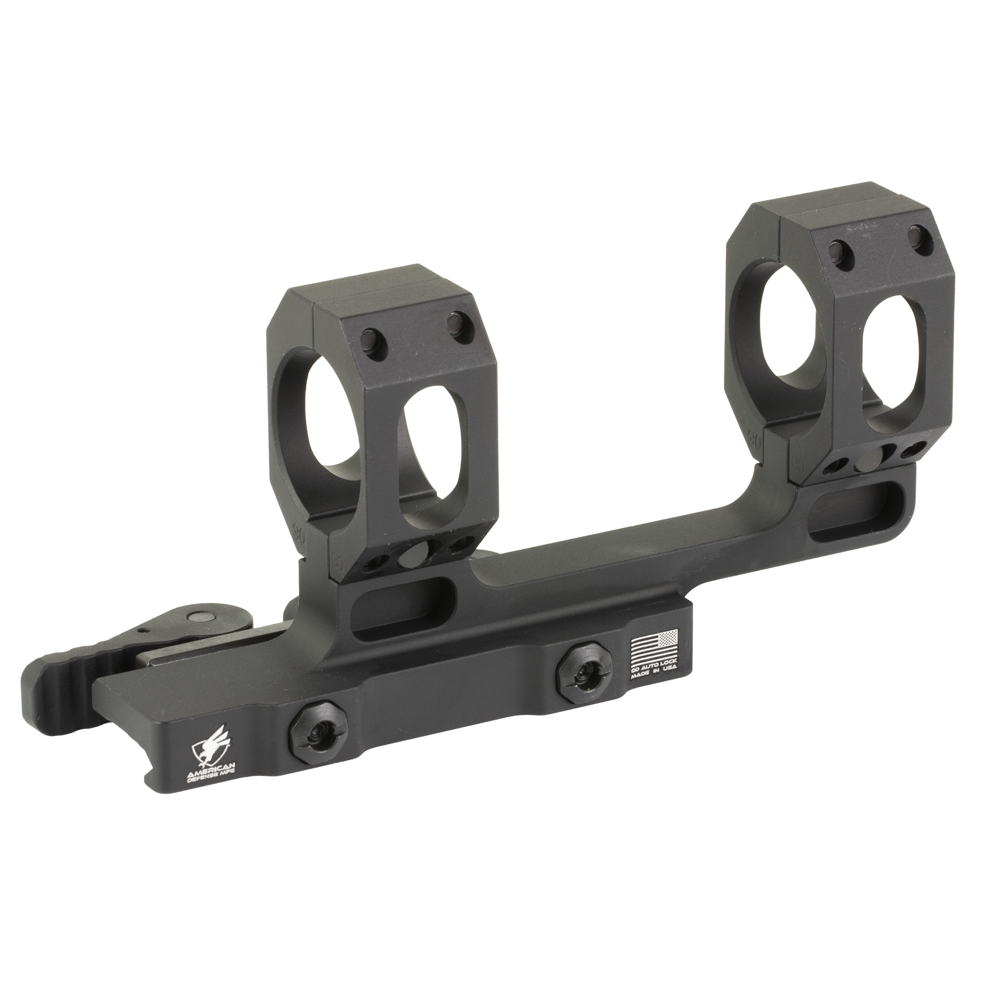 American Defense Manufacturing Ad Recon 30mm Scope Mount Picatinny Quick Detach 1.64in Medium