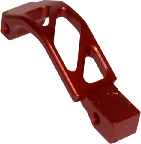 Timber Creek Outdoors AROTGR AR Oversized Trigger Guard Drop-In Red Anodized Aluminum For AR-Platform