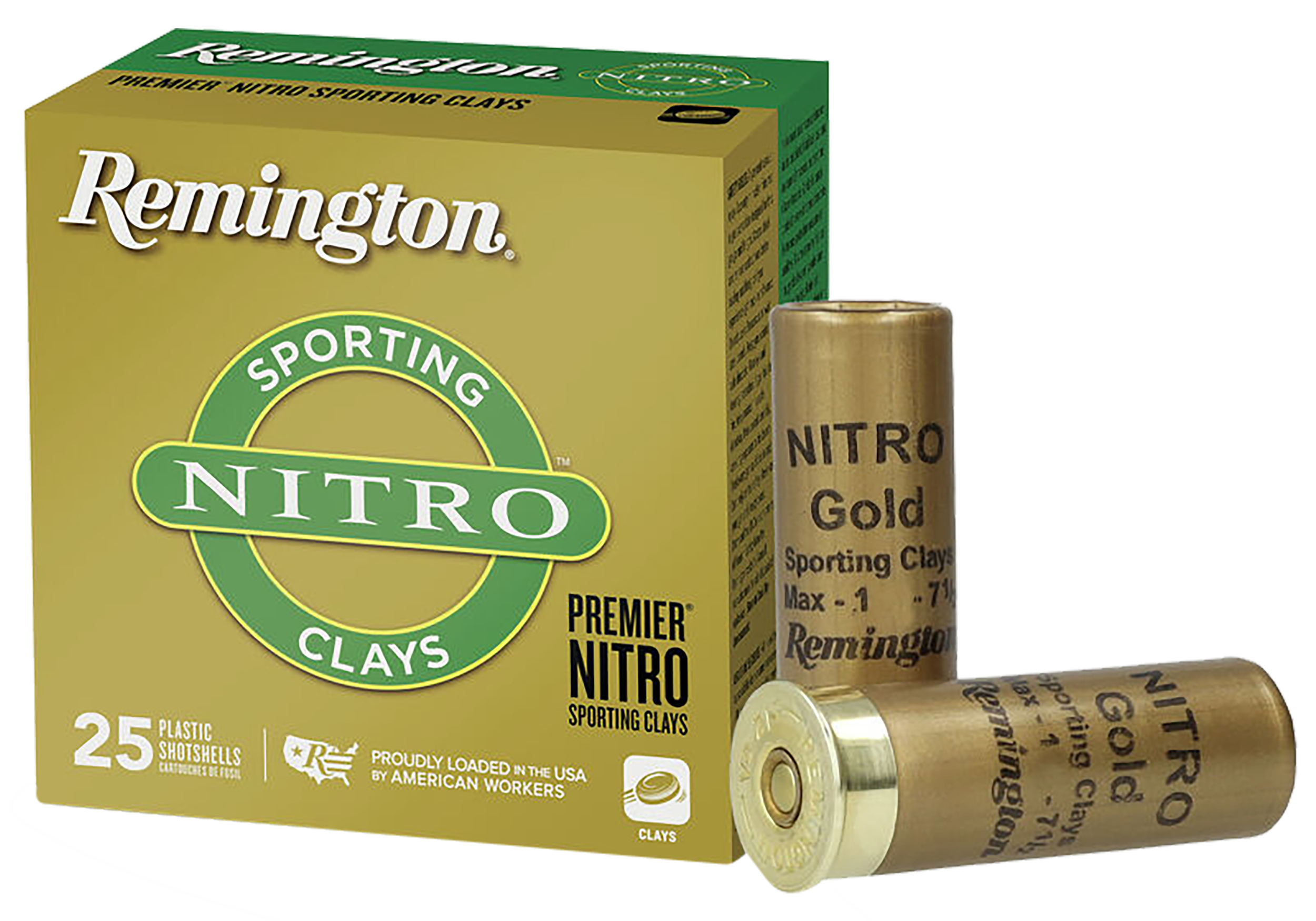 Remington Ammunition R20132 Premier Nitro Sporting Clay 12 Gauge 2.75" 1 oz 7.5 Shot 25 Rounds