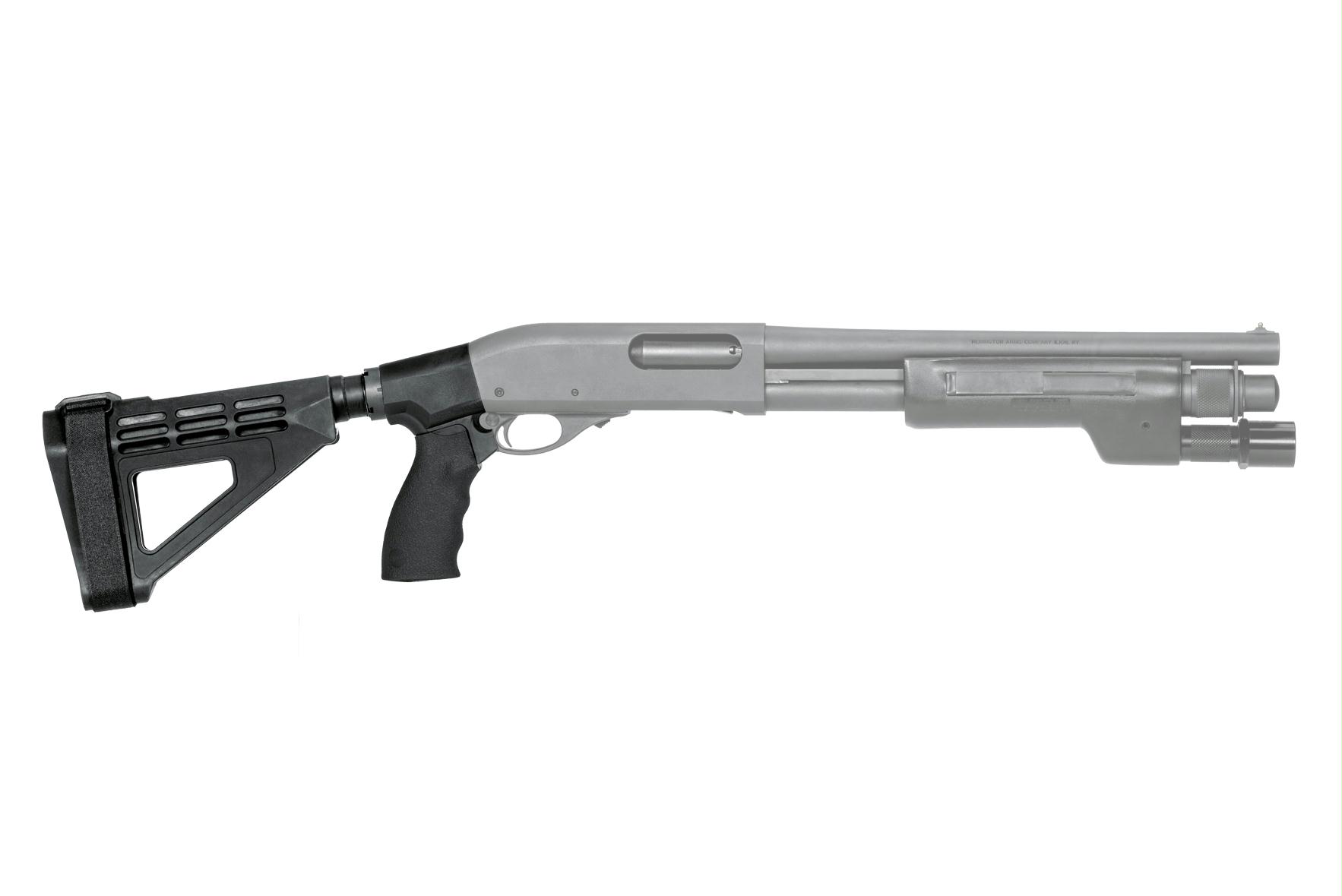 SB Tactical SBM4 Brace Complete Kit for Shotgun Firearm - Black | Fits Remington Tac-14 SB Tactical SBM4 Brace Complete Kit for Shotgun Firearm - Black | Fits Remington Tac-14