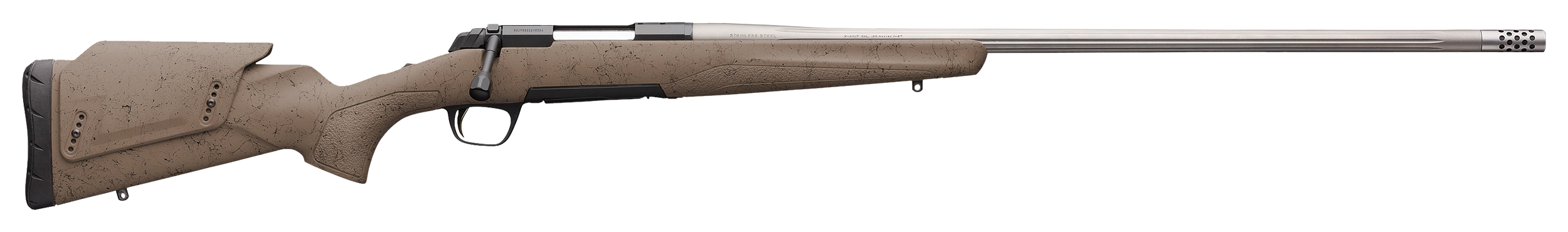 Browning X-Bolt Western Hunter 6.5 PRC 26" 3+1 Matte Blued Spider Webbed Flat Dark Earth