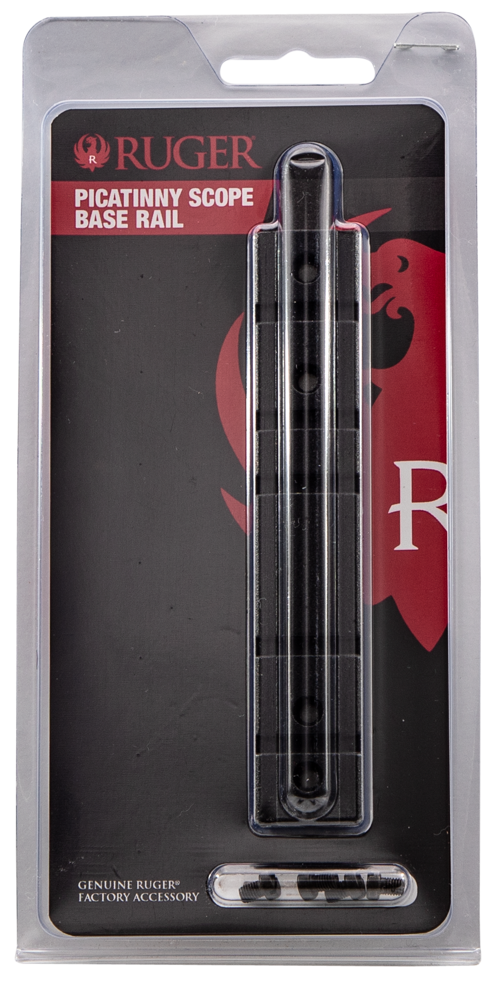 Ruger 90329 Scope Base Adapter  Black Aluminum Fits Ruger 10/22 & 22 Charger Pistol Tip-Off/Weaver Mount