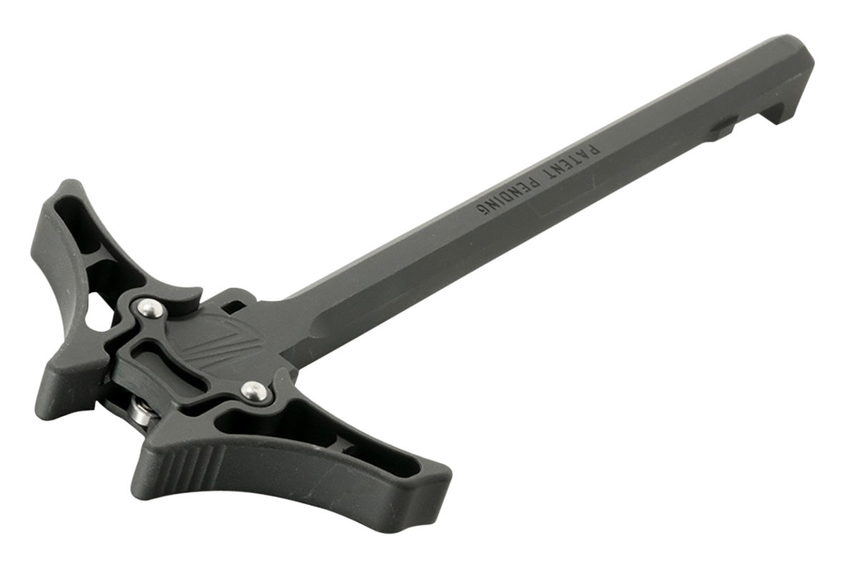 Timber Creek Outdoors EAMBICHT Enforcer Ambidextrous Charging Handle Stealth Tungsten Hardcoat Anodized Aluminum Ambidextrous Hand
