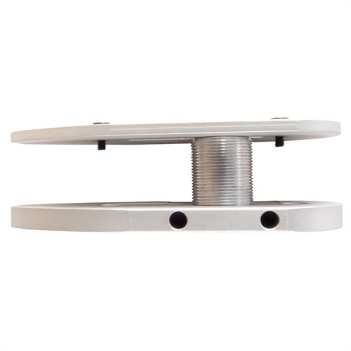 AUTO ADJUSTABLE BUTT PLATE SILVER ALUMINUM
