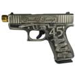 Glock G43X Gen 4 9mm Luger 3.4in 10rd Gold Barrel Polymer Frame