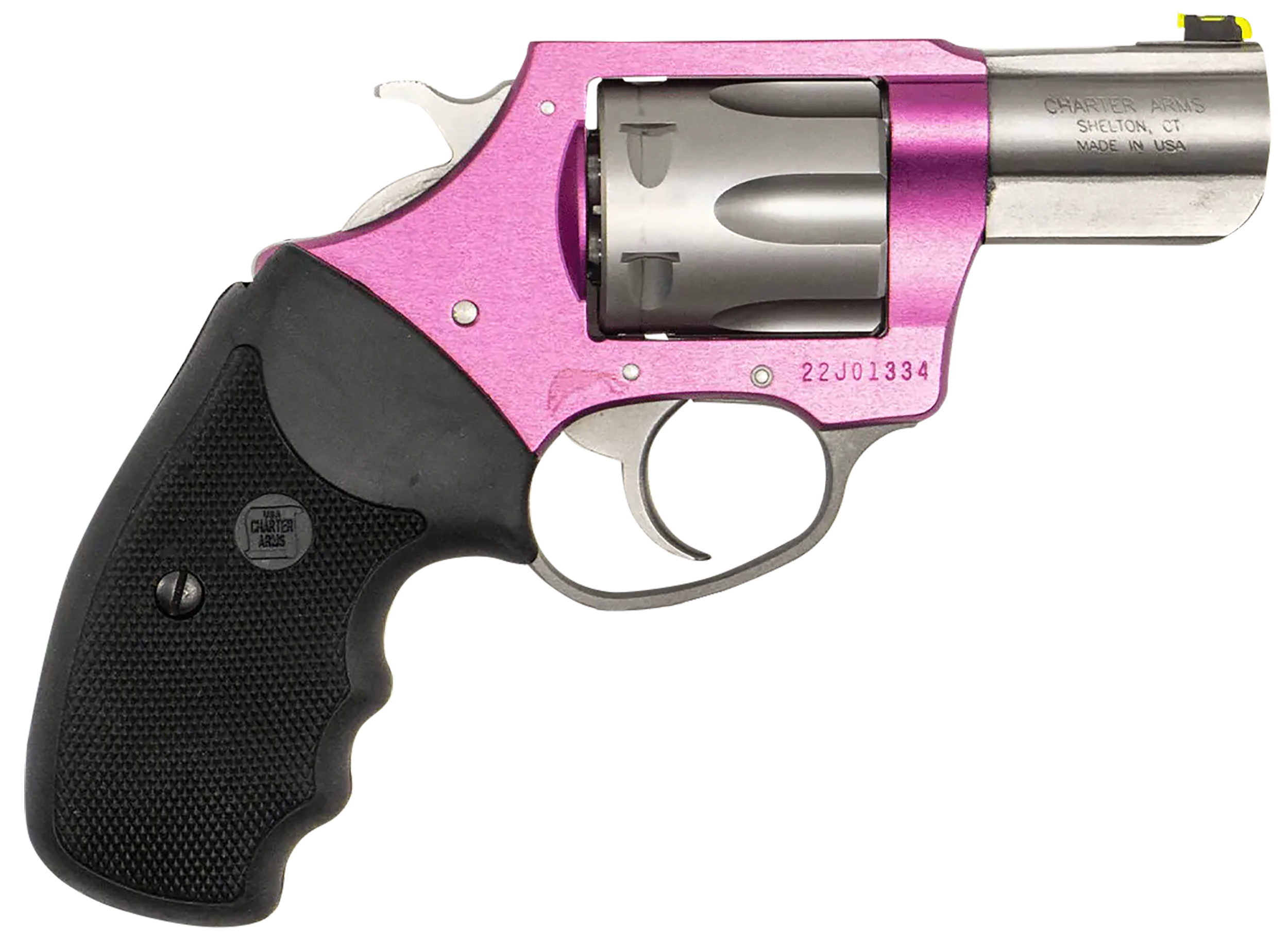 Charter Arms Rosie Revolver 38 Special 2.2 in 6 Rounds Pink/Stainless