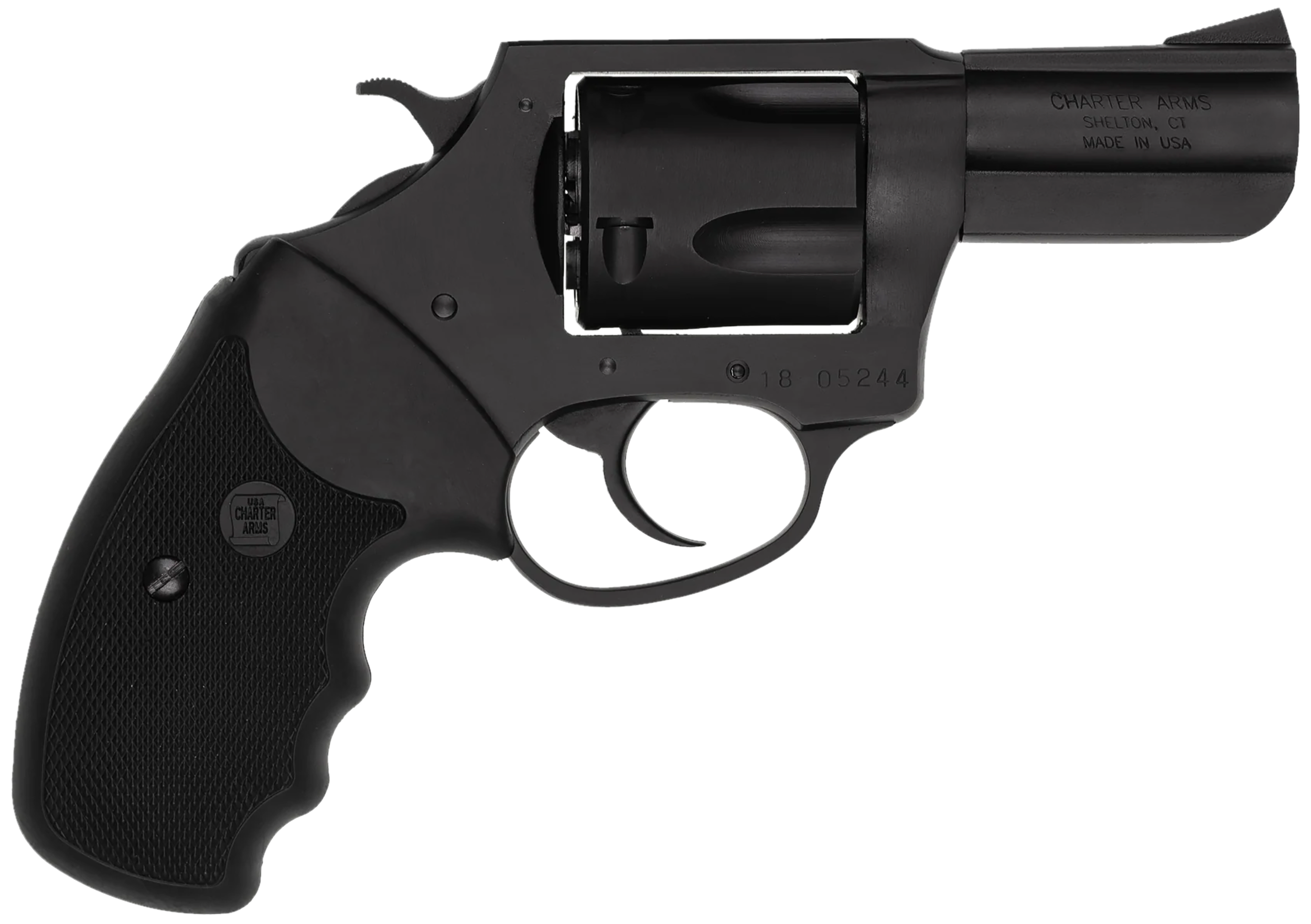 Charter Arms Bulldog Revolver 44 Special 2.5 in 5 rd Full Grip