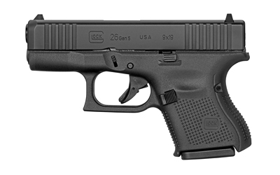 Glock G26 Gen 5 9mm Luger 3.43in Barrel 10rd DLC Finish US Made - G265FSUS - 764503049088