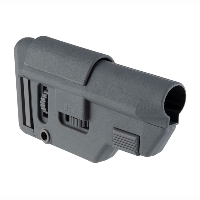 B5 Systems Collapsible Precision Stock Wolf Gray Polymer Mil-Spec AR .308