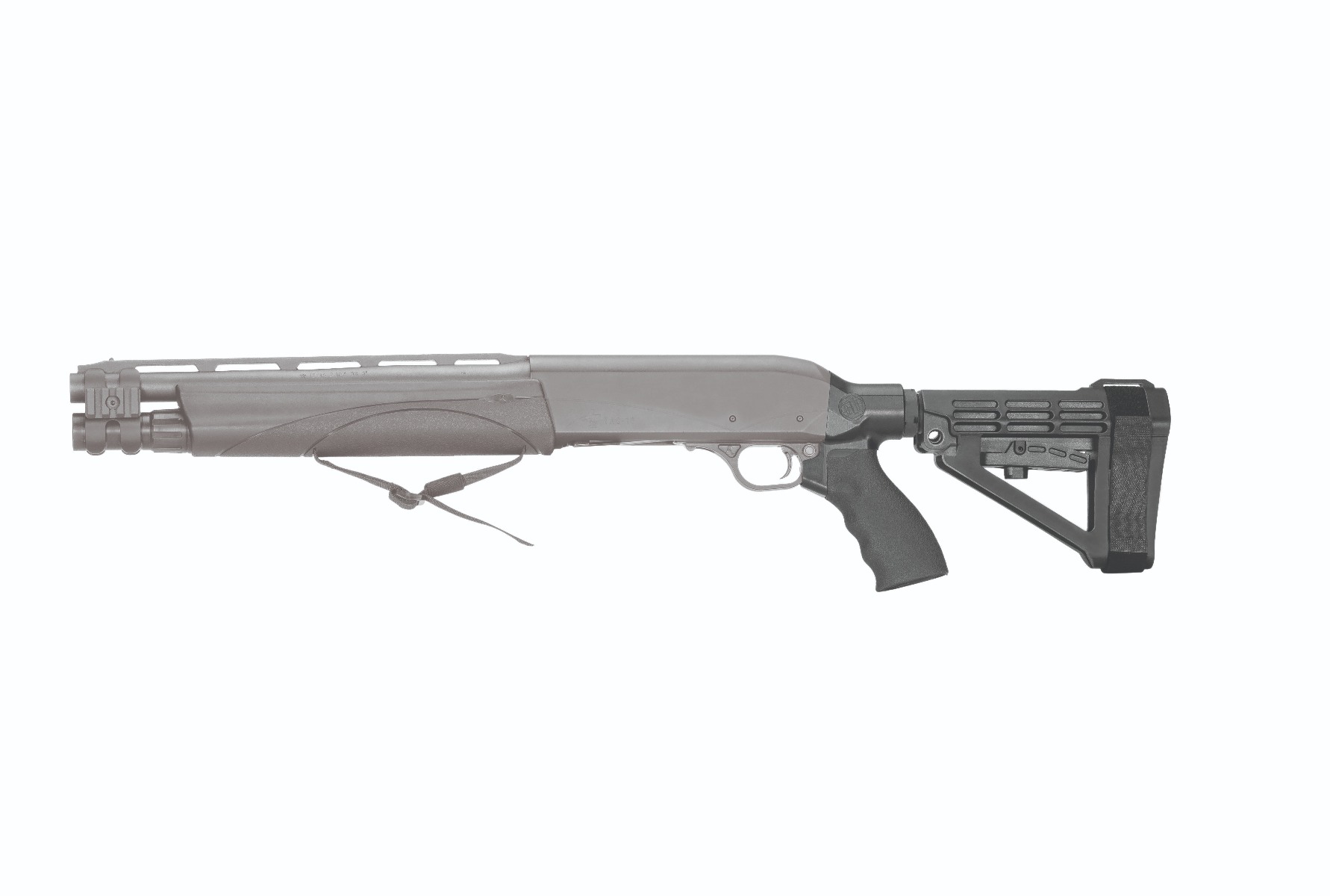 SB Tactical SBA4 Brace Complete Kit for Shotgun Firearm - Black | Fits Remington Tac-13