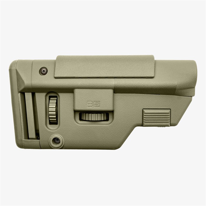 B5 Systems AR-15 Precision Collapsible Stock O.D. Green Mil-Spec Polymer