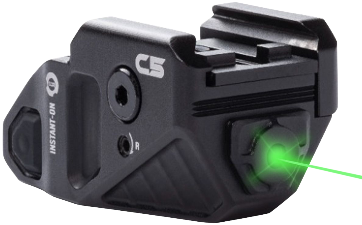 Viridian C5 Green Laser 515-532nm Instant On 100 Yd Day 2 Mile Night Picatinny Weaver