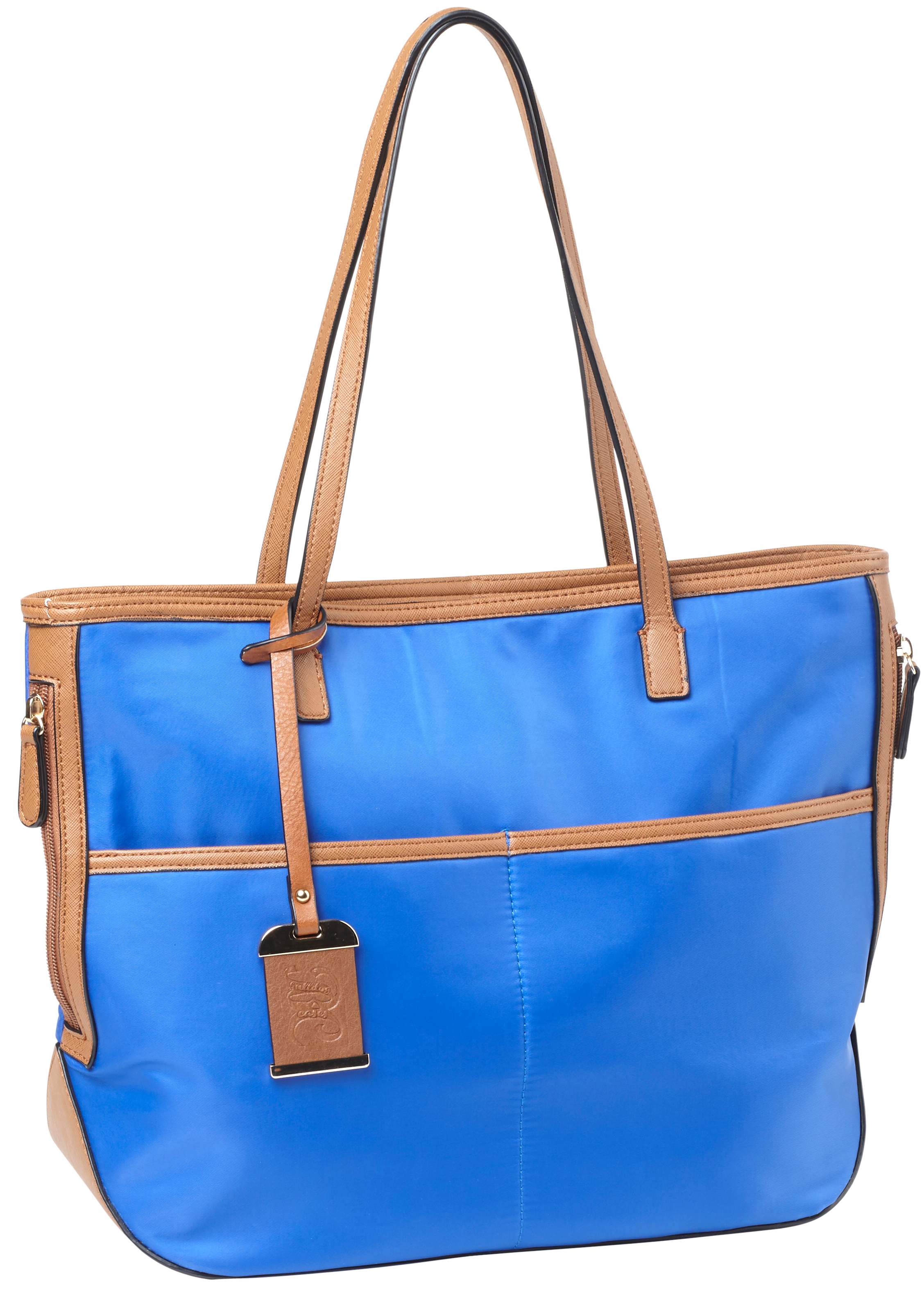 Bulldog BDP057 Tote Purse w/Holster Electric Blue Nylon Most Sm Pistols & Revolvers Right Hand