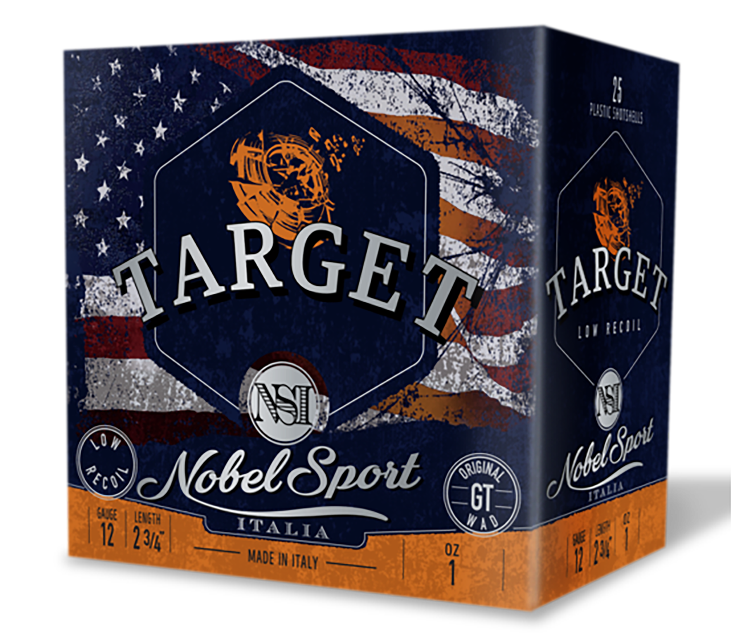 Nobel/eurosports Llc ANSLR175 Target Low Recoil 12Gauge 2.75" 1oz 7.5Shot 25 Rounds