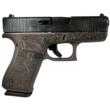 Glock 43X Custom 9mm Luger 3.4in 10rd Vortex Bronze Elephant Engraved FDE Grips