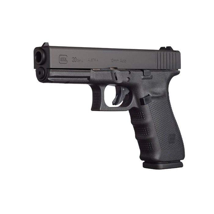 Glock 20 Gen 4, 10mm, 4.61in. Barrel, 15rd - Black (PG2050203)