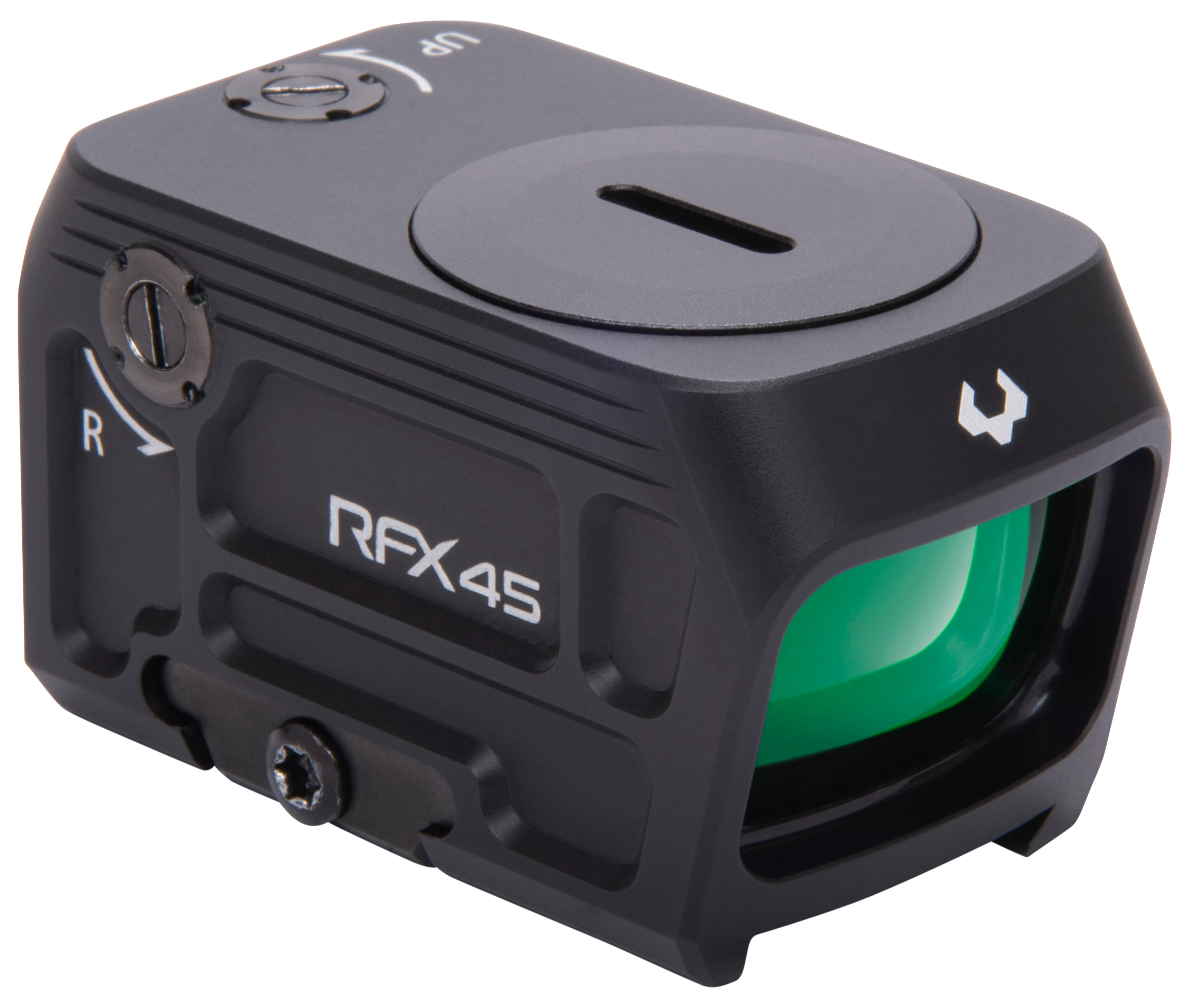 Viridian RFX45 Green Dot Reflex Sight ACRO Footprint 5 MOA 1x 24x15.5mm Objective