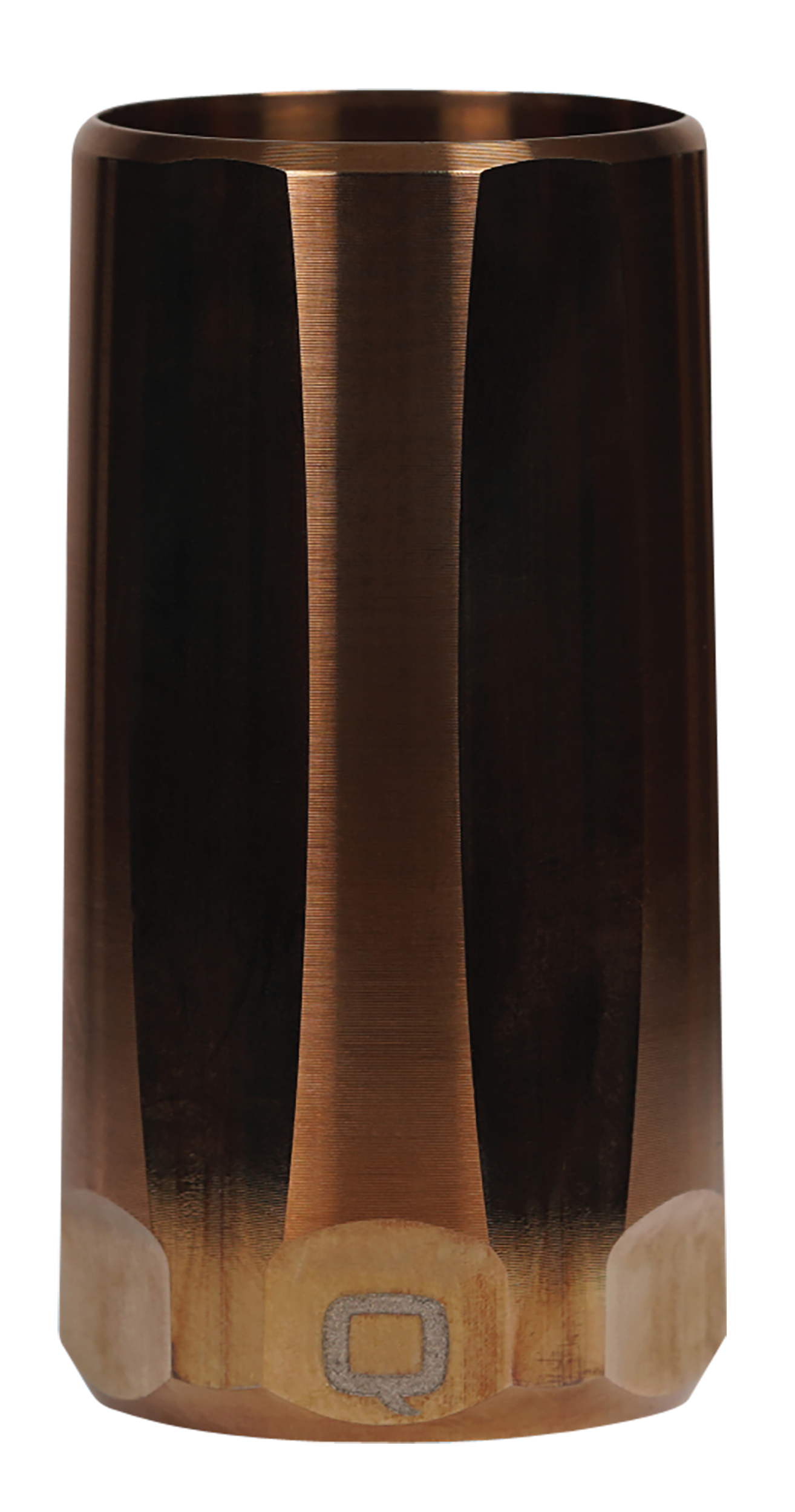 Q LLC ACCWHISTLETIPXL Whistle Tip Blast Mitigation Device 338 Cal (8.6mm), QD, Copper, 1.85" L, 1.16" D, Fits XL Cherry Bomb Brake