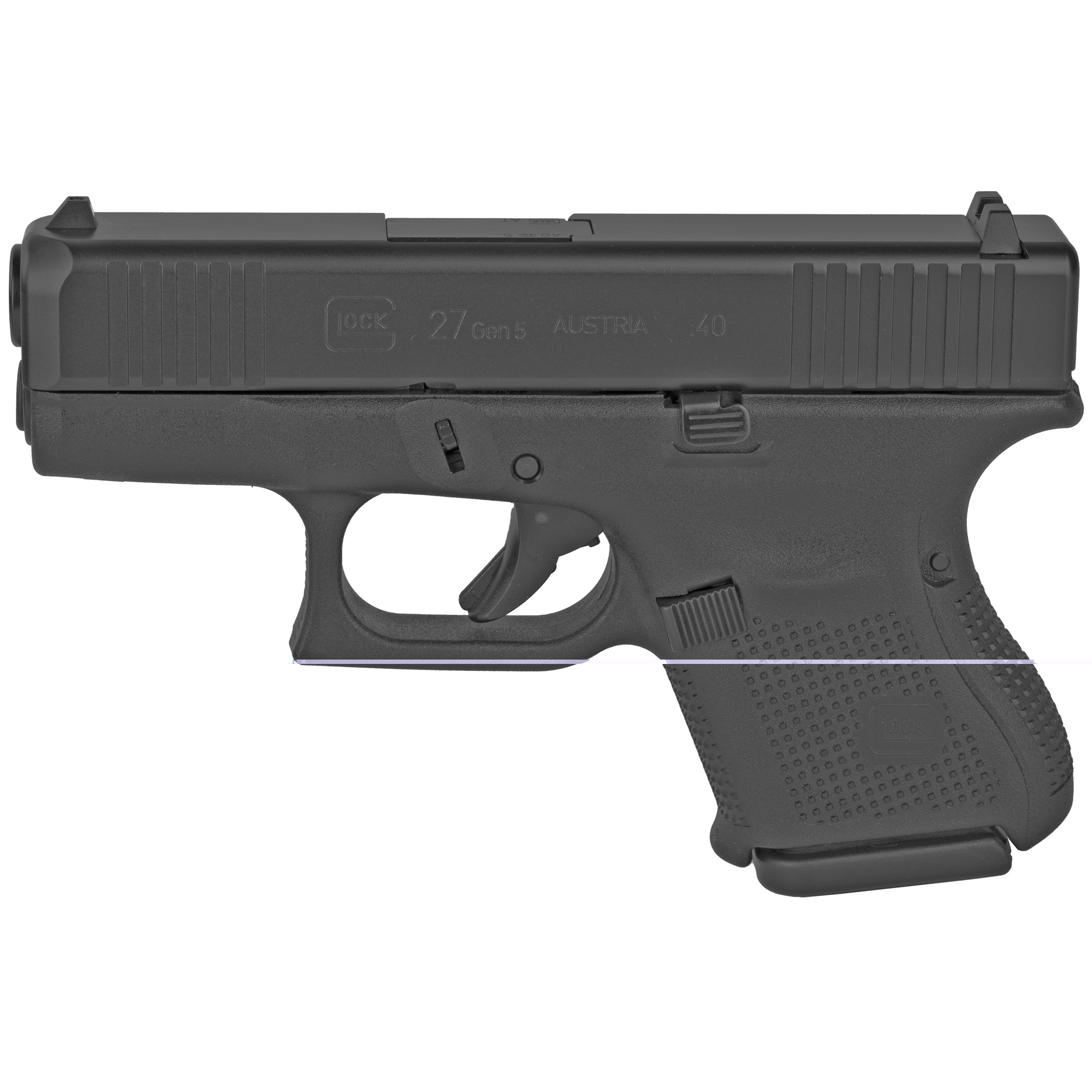 Glock G27 Gen 3 40 S&W 3.43in 9rd DLC Finish Polymer Frame