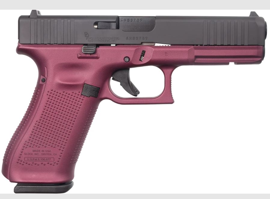 Glock 17 Gen 5, 9mm, 4.49in. Barrel, 17rd - Black Cherry (ACG-57075)