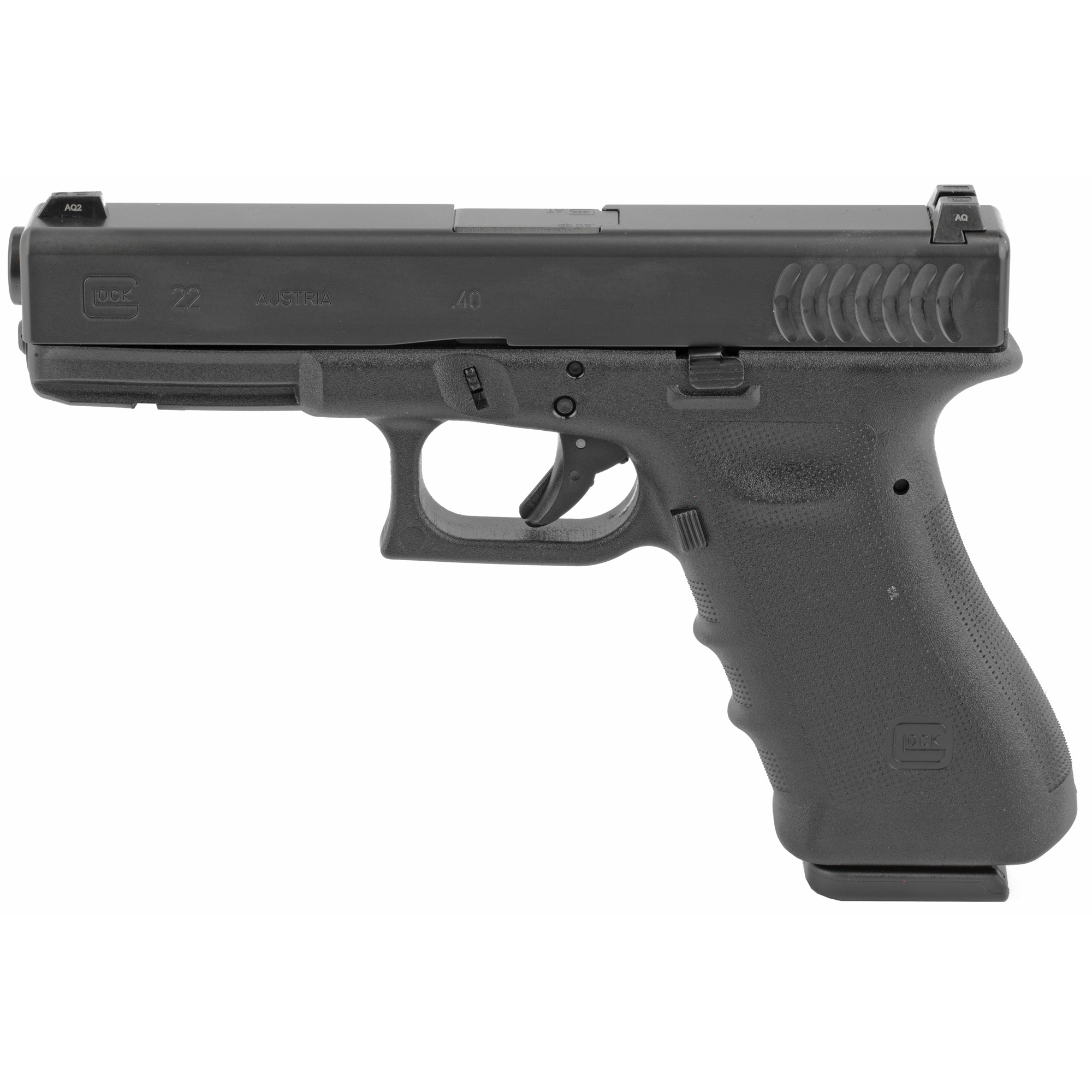 Glock 22 Gen 3, 40 S&W, 4.49in. Barrel, 10rd - Black (G2210RTFAUT)
