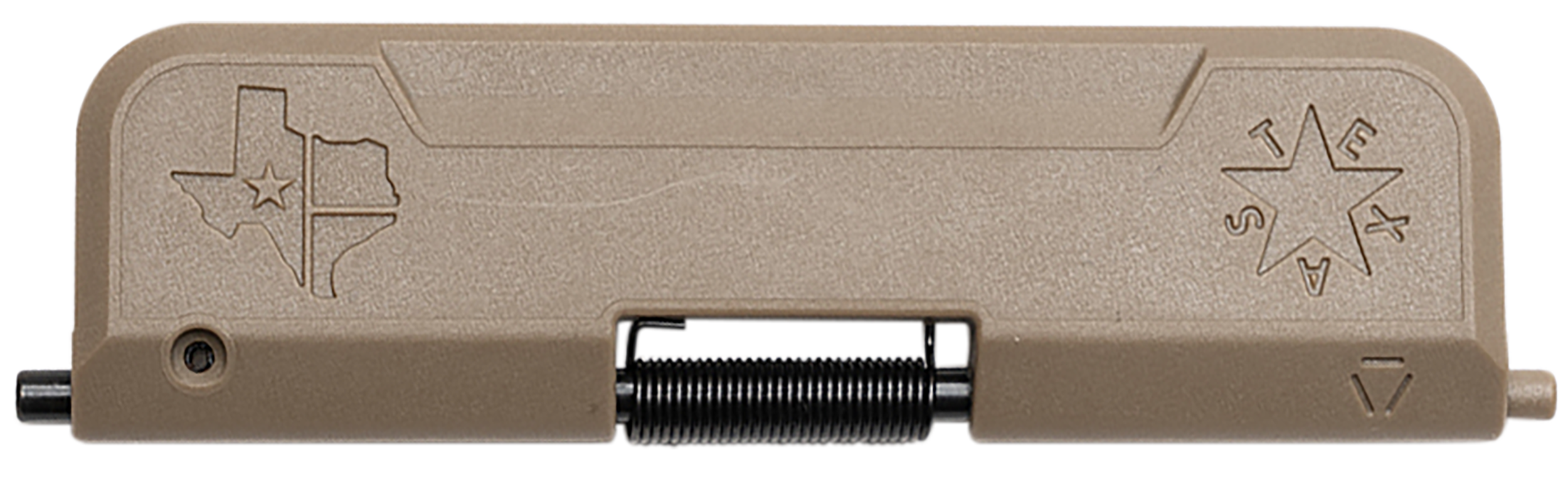 Strike Industries ARUDCETX223FDE  Dust Cover AR-15 FDE Polymer