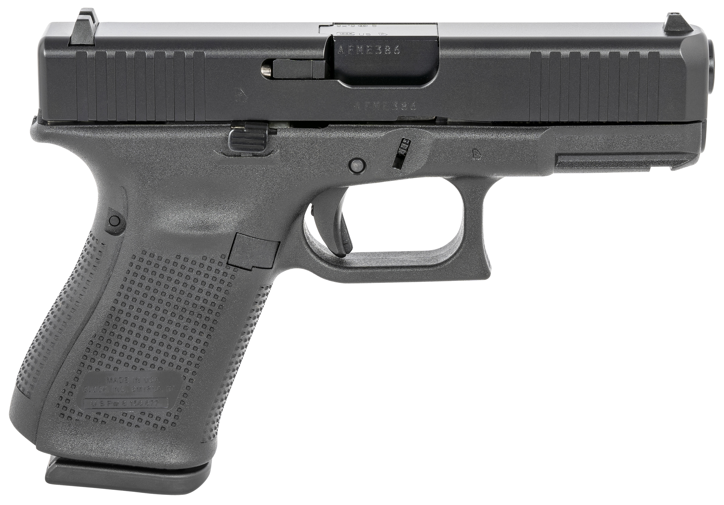 Glock 19 Gen 5, 9mm, 4in. Barrel, 15rd - Black (UA195S203)
