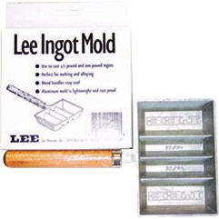 Lee Precision 90029 Ingot Mold Silver Aluminum/Wood
