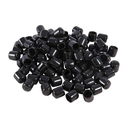 3/8'' (9.5MM) BLACK VINYL TUBE CAP 100 PACK