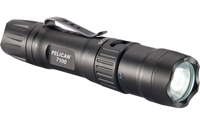 Pelican 7100 Tactical Flashlight USB Rechargeable Battery Level Indicator IPX8 Submersible - 071000-0000-110 - 019428138943