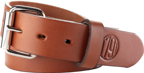 1791 Gunleather BLT013842CBRA 01  Gun Belt Classic Brown Leather 38/42 1.50" Wide Buckle Closure - BLT013842CBRA - 816161023396