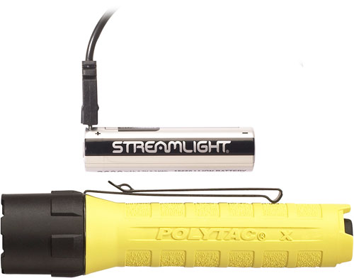 Streamlight PolyTac X USB 600 Lumen Rechargeable MultiFuel Flashlight CR123A 18650