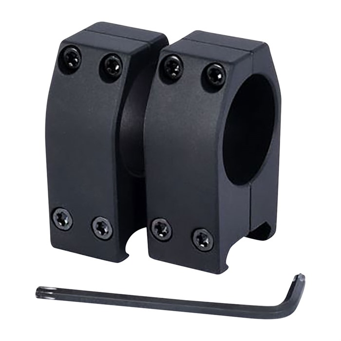 Egw 1in Practical Rings Medium Height .500in Picatinny Scope Mounts for 1in Tube