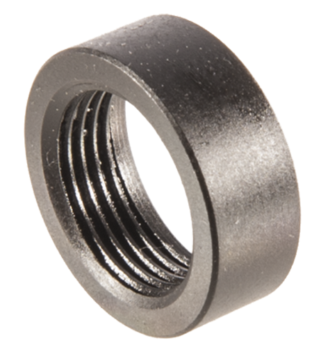 SilencerCo AC114 Delta Thread Spacer 22 LR Steel Black Oxide 1/2"-28 tpi